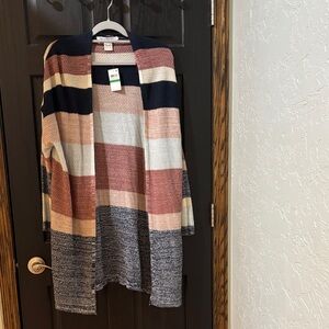 American Rag Multicolor Striped Cardigan